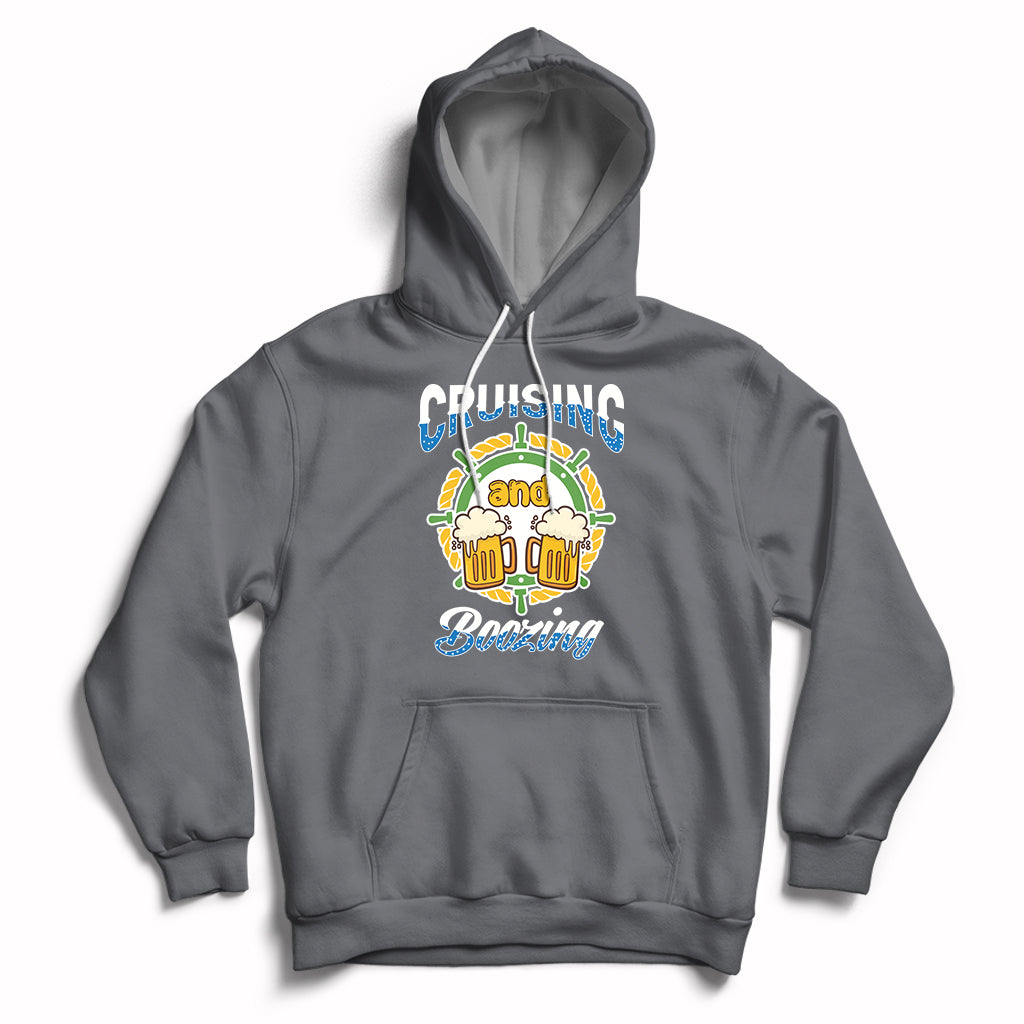 St Patrick's Day Cruise Cruising And Boozing Drinking Squad Hoodie - Wonder Print Shop