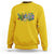 Mardi Gras Teacher Costume Teacher Day Carnival Mask Beads Sweatshirt - Wonder Print Shop