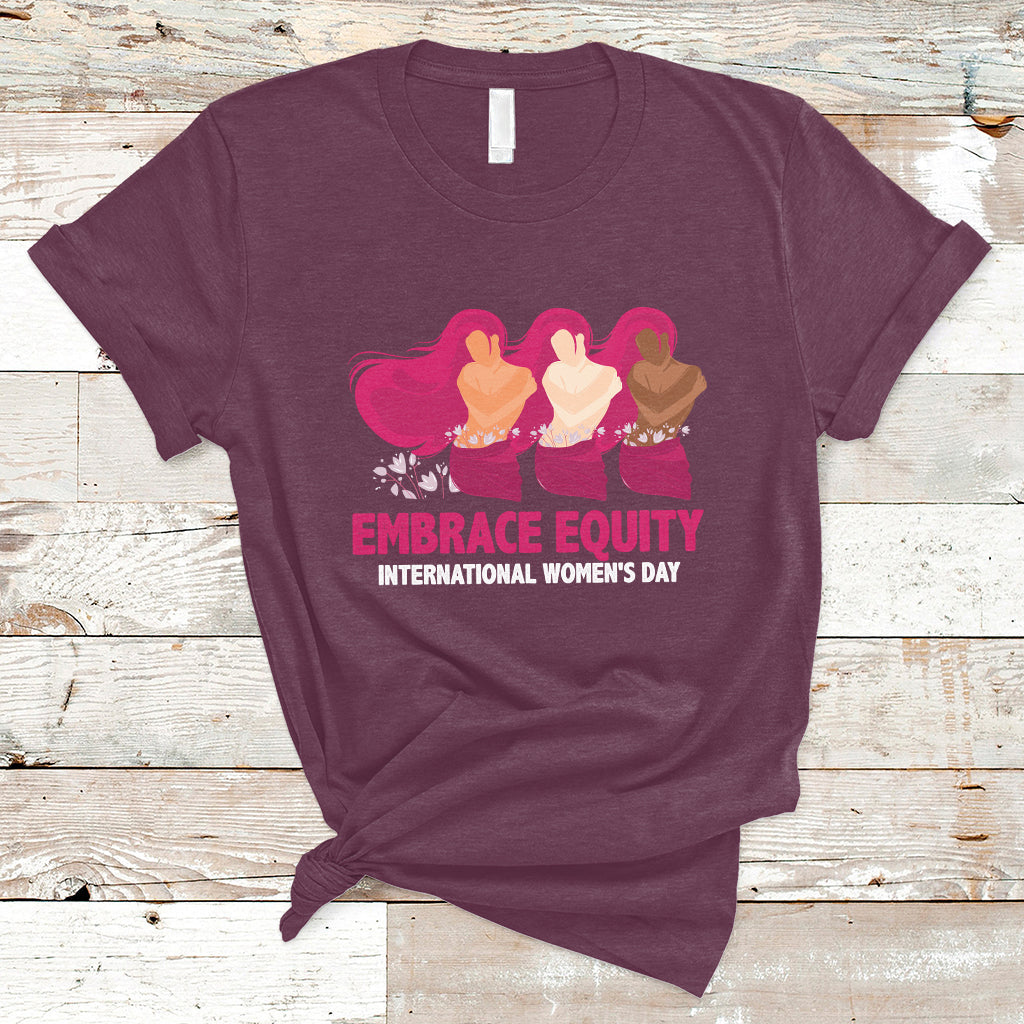 International Women's Day IWD 2023 Embrace Equity Women's Rights T Shirt - Wonder Print Shop
