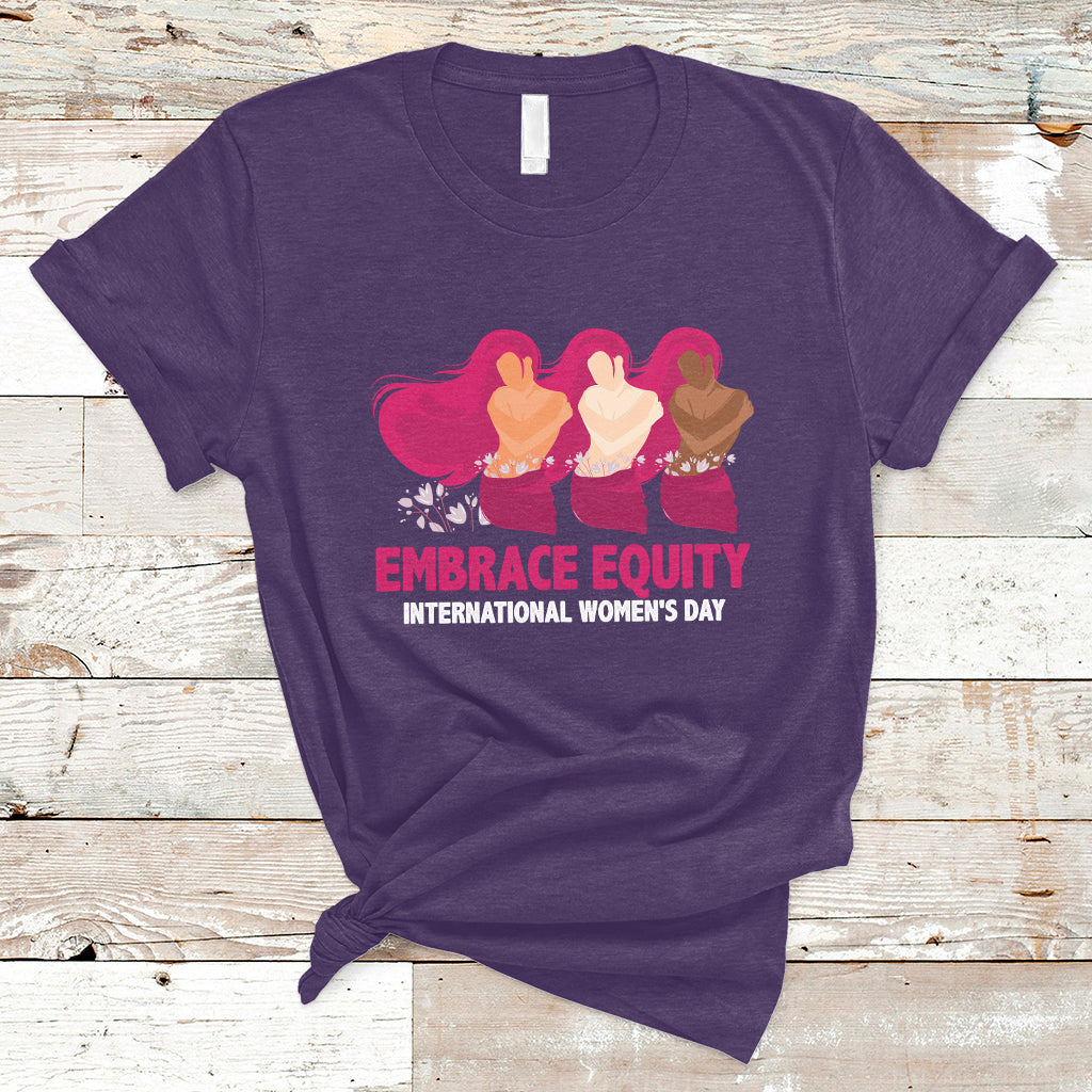 International Women's Day IWD 2023 Embrace Equity Women's Rights T Shirt - Wonder Print Shop