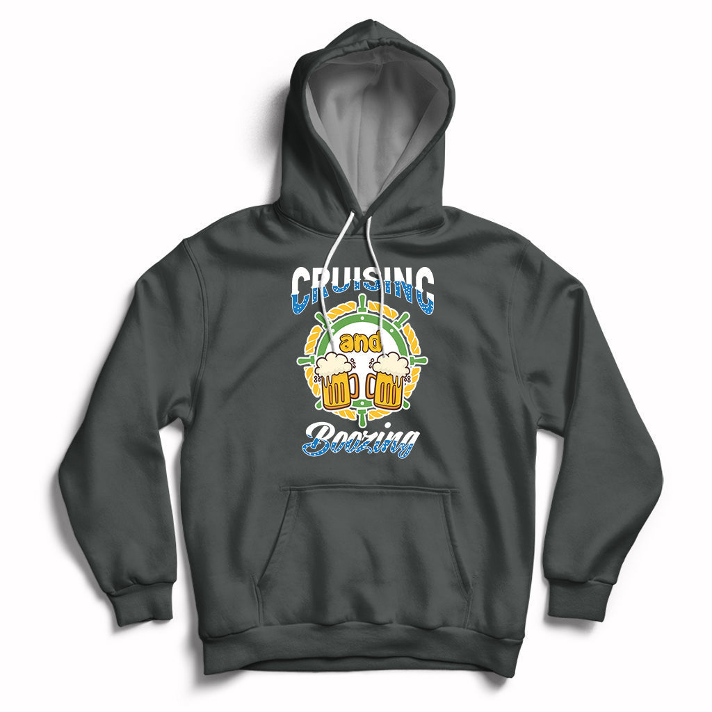 St Patrick's Day Cruise Cruising And Boozing Drinking Squad Hoodie - Wonder Print Shop
