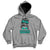 Cervical Cancer Warrior Messy Bun Teal Ribbon Hoodie - Wonder Print Shop