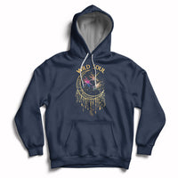 Retro Wild Soul Dragonflies Stay Wild Moon Child Wanderlust Hoodie - Wonder Print Shop