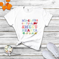 My Class Is Full Of SweetHearts Groovy Teacher's Valentine T Shirt - Wonder Print Shop