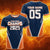 Custom 2025 Champions Navy Orange T Shirt | Wonder Print Shop