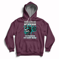 Best Dirt Bike Motocross In My Head I'm Riding My Dirt Bike Hoodie - Wonder Print Shop