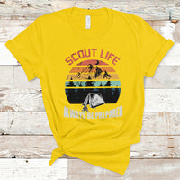 Scout Camping Always Be Prepared Hiking Camping Outdoors Troop Leader T-Shirt - Wonder Print Shop