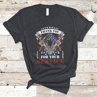 Thank You For Your Service Veterans Day Memorials Day Patriots T-Shirt - Wonder Print Shop
