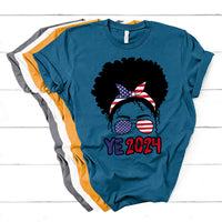 Ye 2024 For President Ye2024 Messy Bun T Shirt - Wonder Print Shop