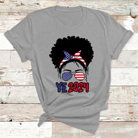 Ye 2024 For President Ye2024 Messy Bun T Shirt - Wonder Print Shop