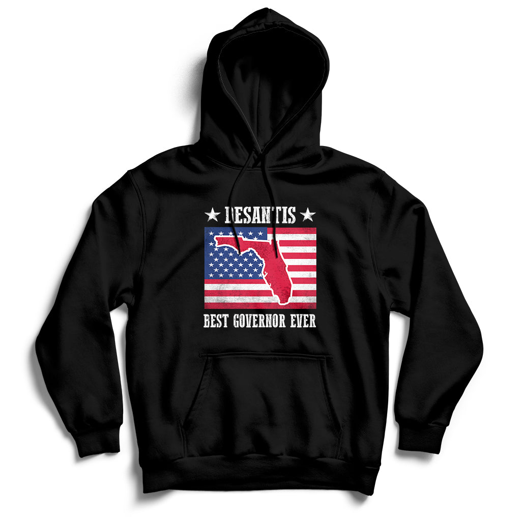 Desantis Best Governor Ever Florida US State Political Hoodie - Wonder Print Shop