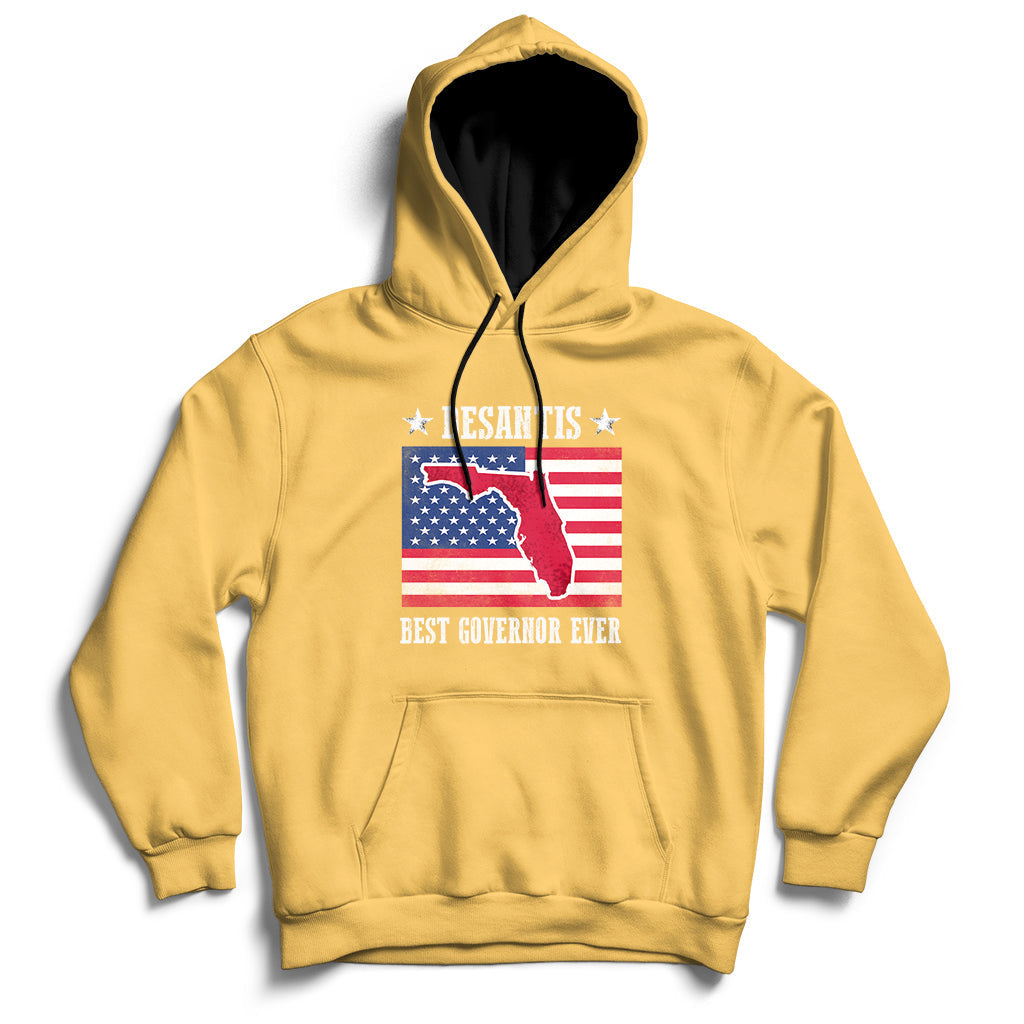 Desantis Best Governor Ever Florida US State Political Hoodie - Wonder Print Shop