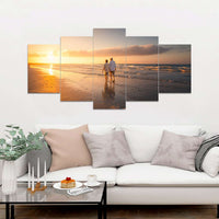 Custom Photo 5 Pieces Canvas Wall Art CTM05