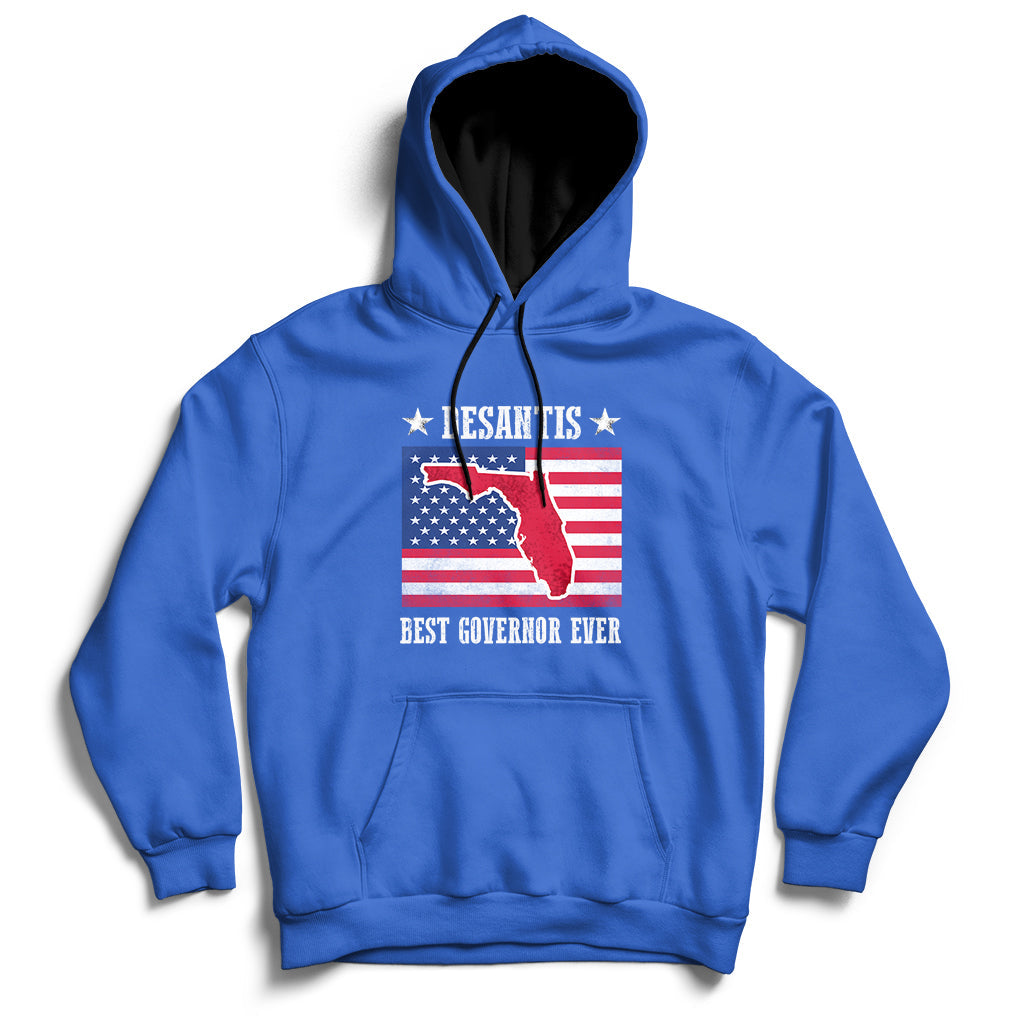 Desantis Best Governor Ever Florida US State Political Hoodie - Wonder Print Shop