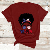 Ye 2024 For President Ye2024 Messy Bun T Shirt - Wonder Print Shop