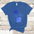Colon Cancer Awareness CRC Sunflower Elephant Blue Ribbon Be Kind T Shirt - Wonder Print Shop