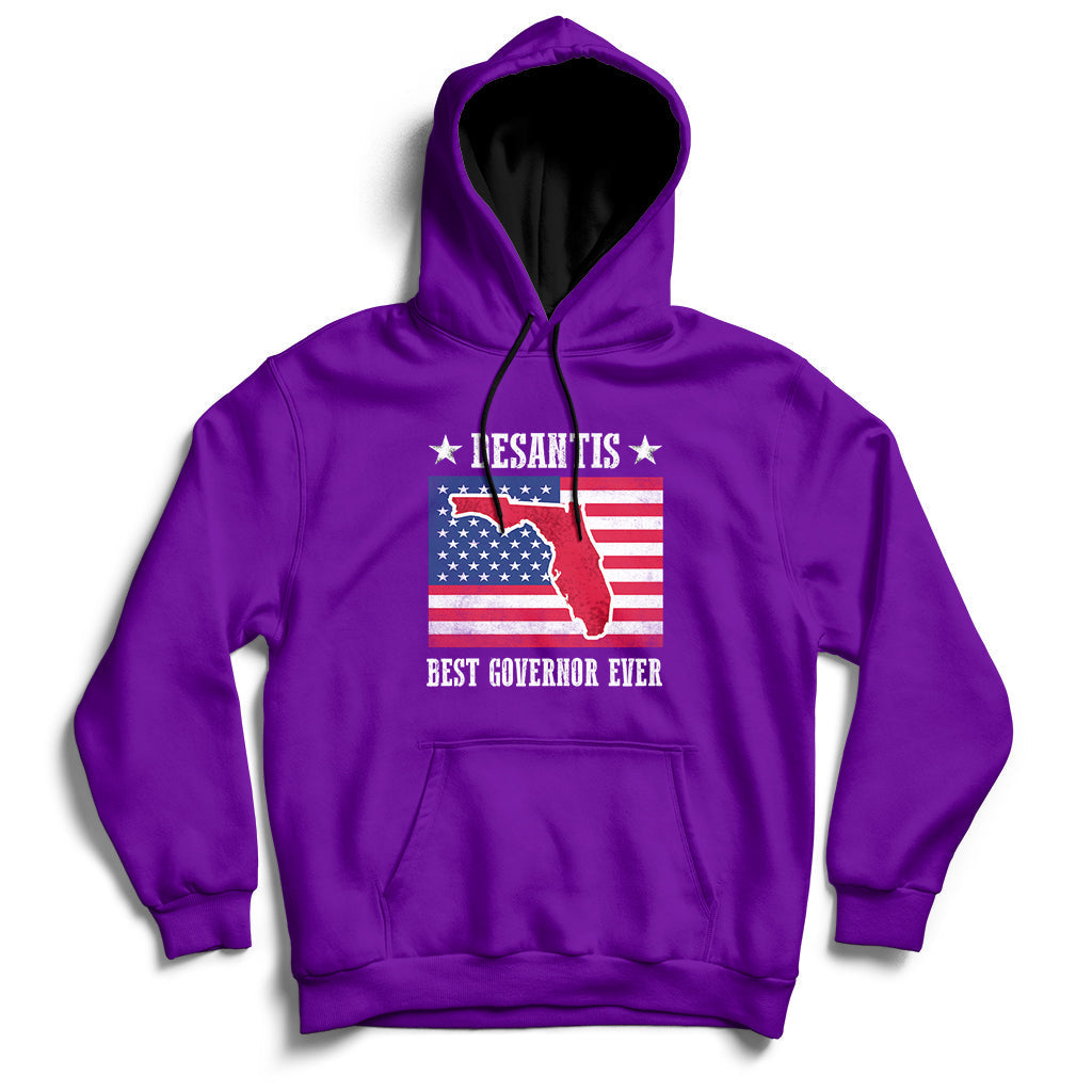Desantis Best Governor Ever Florida US State Political Hoodie - Wonder Print Shop