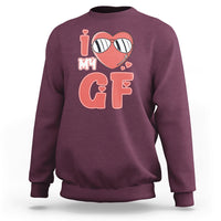 I Love My GF Red Heart Valentine's Day Husband Boyfriend Sweatshirt - Wonder Print Shop