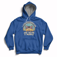Vintage Funny I Like Dragonflies And Maybe 3 People Hoodie - Wonder Print Shop
