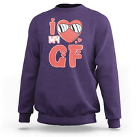 I Love My GF Red Heart Valentine's Day Husband Boyfriend Sweatshirt - Wonder Print Shop