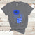 Colon Cancer Awareness CRC Sunflower Elephant Blue Ribbon Be Kind T Shirt - Wonder Print Shop