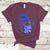 Colon Cancer Awareness CRC Sunflower Elephant Blue Ribbon Be Kind T Shirt - Wonder Print Shop