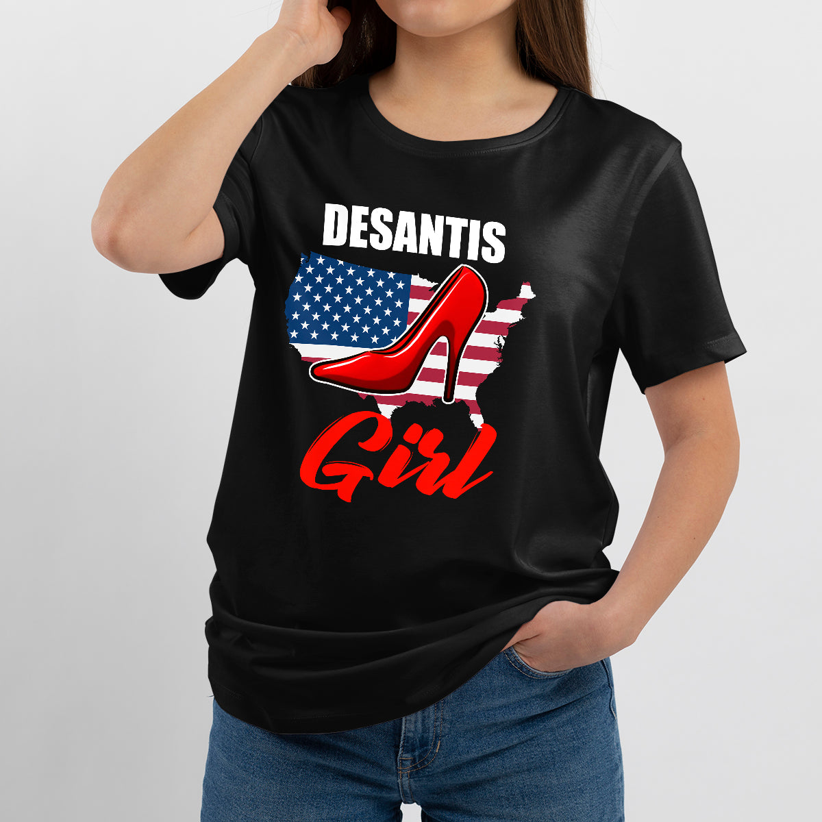 Desantis Girl Desantis Women Make Florida Desantis Supporter, Political T Shirt - Wonder Print Shop