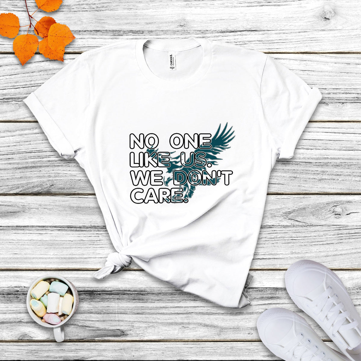 No One Like Us We Don't Care Jawn It's A Philly Thing Eagle T Shirt - Wonder Print Shop
