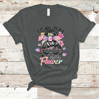 I Can Buy Myself Flowers Self-love Floral Messy Bun Feminist T-Shirt - Wonder Print Shop