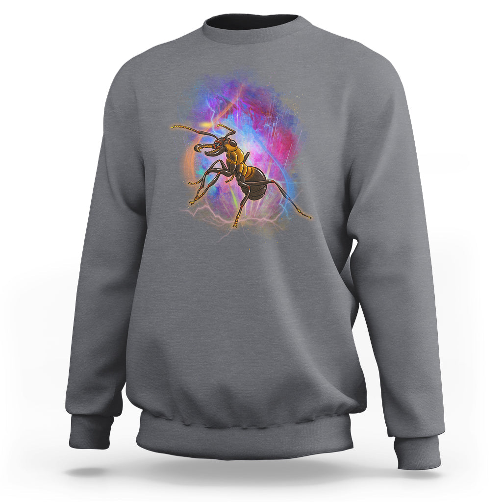 Giant Ant Warrior Quantum Quanta Sweatshirt - Wonder Print Shop