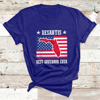 Desantis Best Governor Ever Florida US State Political T Shirt - Wonder Print Shop