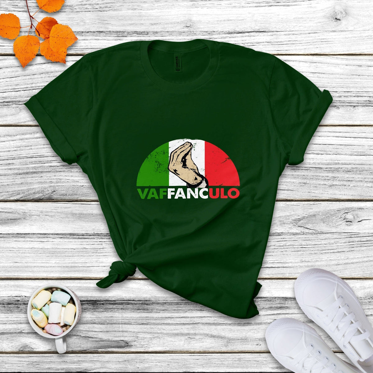 Vaffanculo Have A Great Day Funny Sarcastic Italian Saying Slang Italia Flag Italian Pride T Shirt - Wonder Print Shop