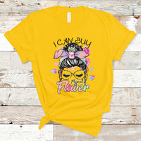 I Can Buy Myself Flowers Self-love Floral Messy Bun Feminist T-Shirt - Wonder Print Shop