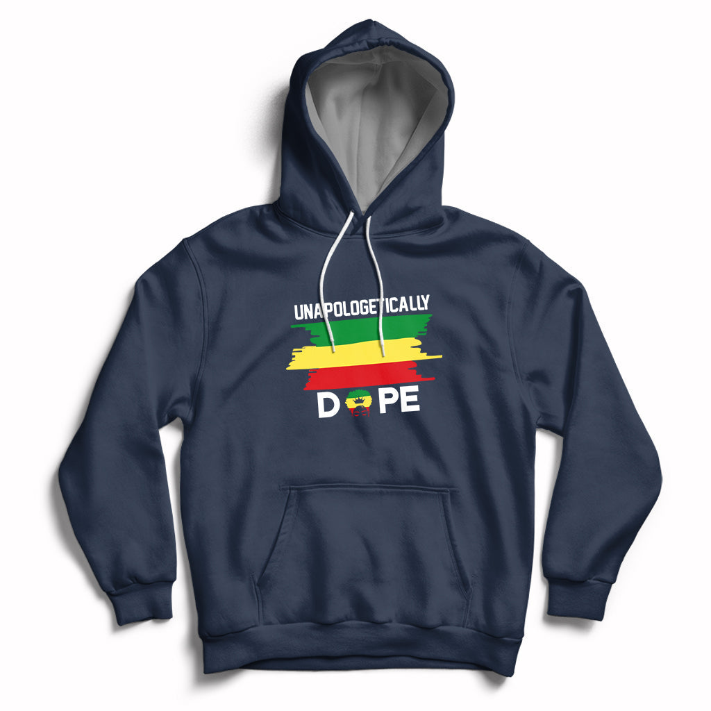 Unapologetically Dope Black Pride Melanin African American Hoodie - Wonder Print Shop