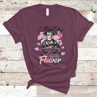 I Can Buy Myself Flowers Self-love Floral Messy Bun Feminist T-Shirt - Wonder Print Shop