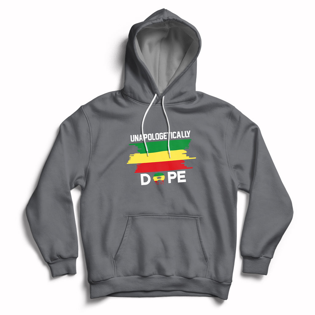 Unapologetically Dope Black Pride Melanin African American Hoodie - Wonder Print Shop