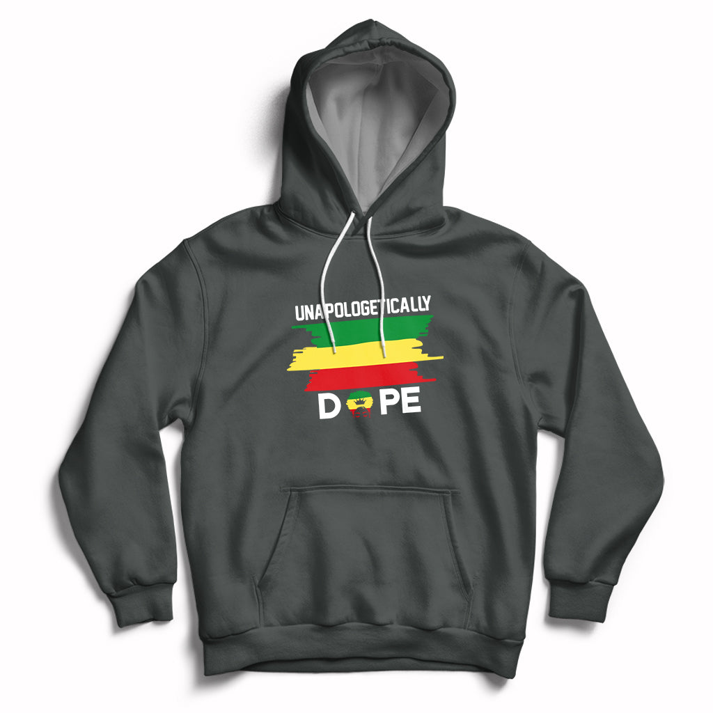Unapologetically Dope Black Pride Melanin African American Hoodie - Wonder Print Shop