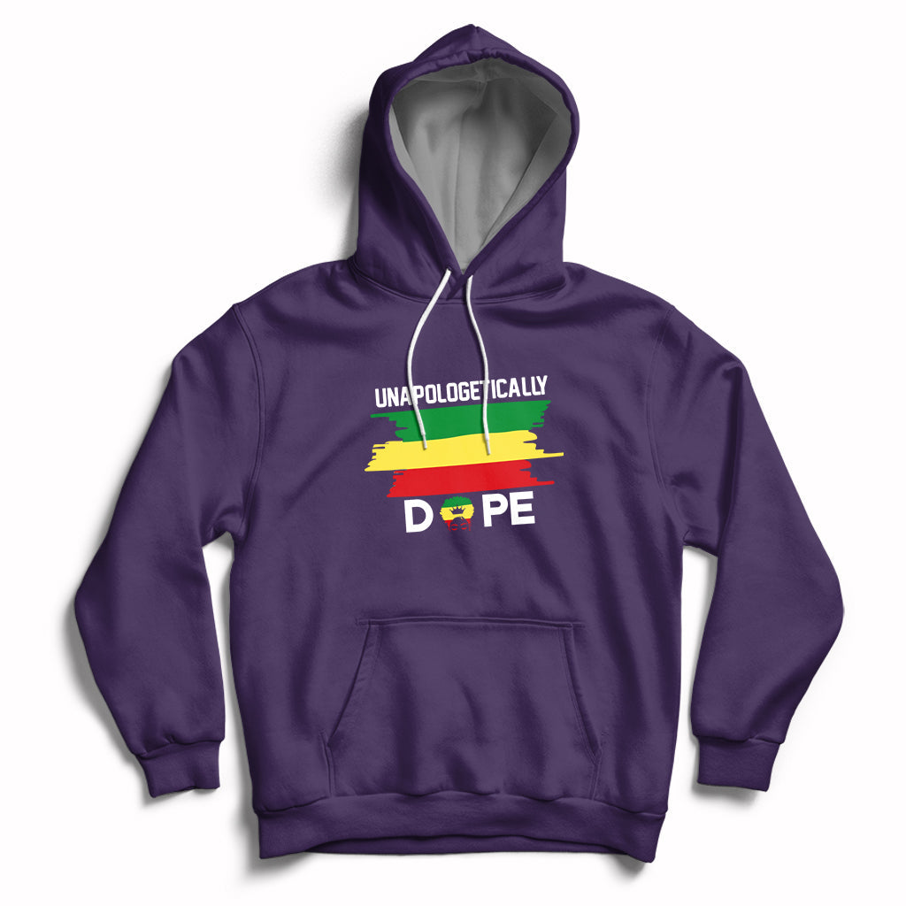 Unapologetically Dope Black Pride Melanin African American Hoodie - Wonder Print Shop