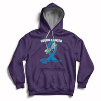 Colon Cancer Awareness Dragonfly Blue Ribbon CRC Colorectal Carcinoma Hoodie - Wonder Print Shop