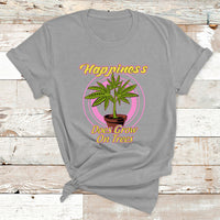 420 Marijuana Cannabis Pot Leaf Happiness Does Grow On Trees T Shirt - Wonder Print Shop
