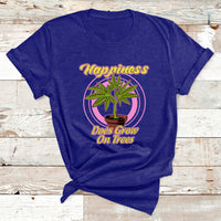 420 Marijuana Cannabis Pot Leaf Happiness Does Grow On Trees T Shirt - Wonder Print Shop