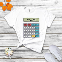 Number Day Math Day Calculator Costume I Am A Calculator Let's Have Fun With The Numbers T Shirt - Wonder Print Shop