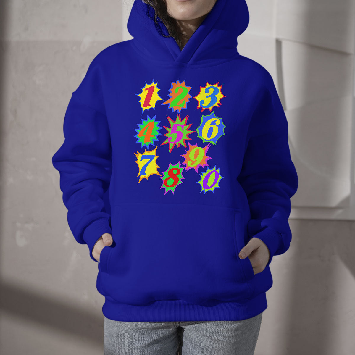 Number Day Math Day Numbers Costume Let's Have Fun With The Numbers Hoodie - Wonder Print Shop