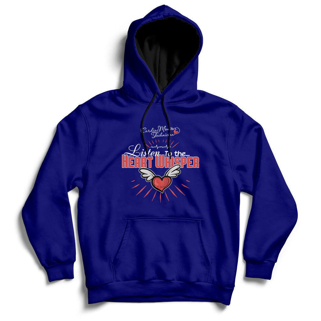 Cardiac Monitor Technician Listen To The Heart Whisper Hoodie - Wonder Print Shop