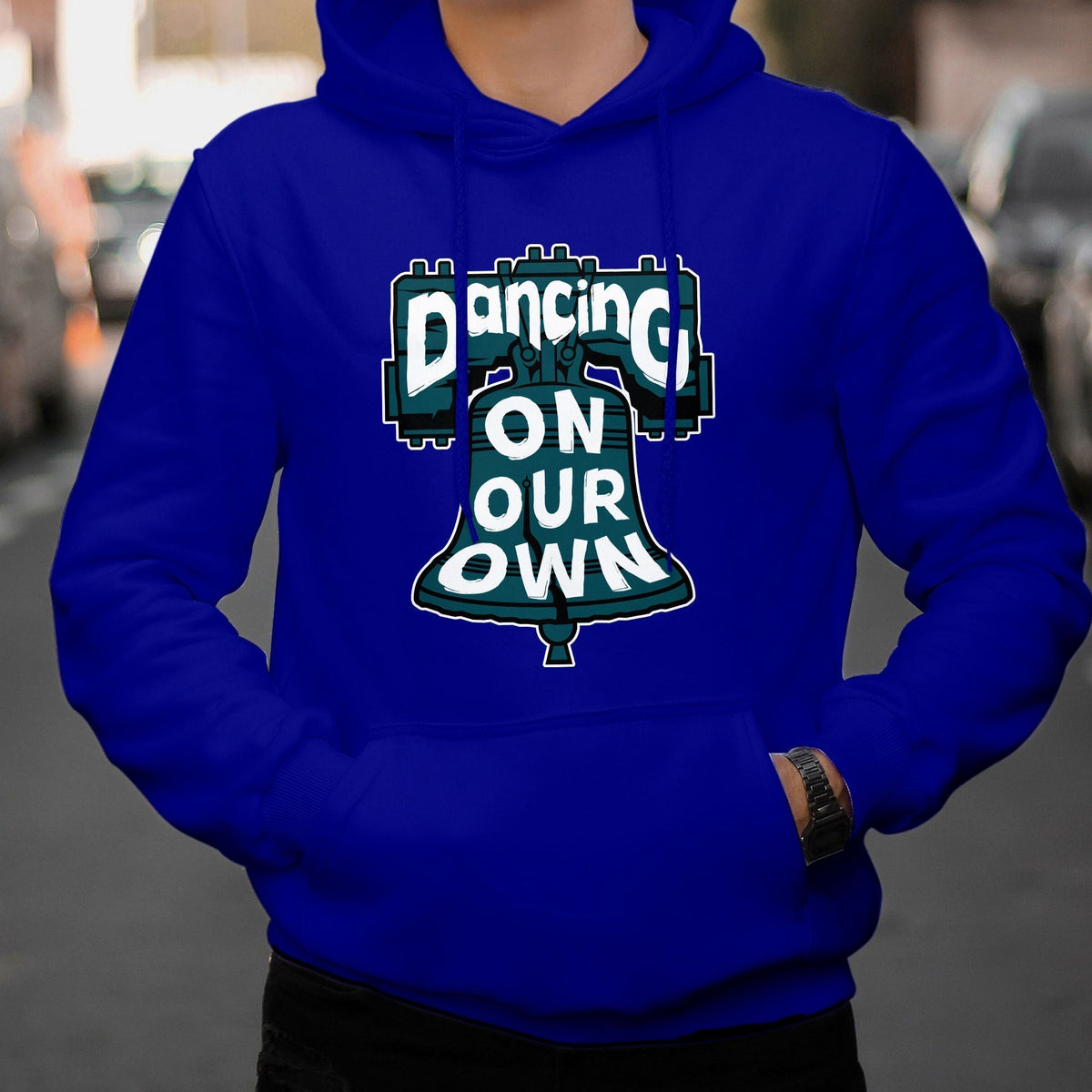 Dancing On Our Own We Are From Philly And We Fight No One Like Us We Don't Care Hoodie - Wonder Print Shop