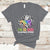 Rare Disease I'm So Rare I'm Pratically Mythical Zebra Unicorn Zebra Ribbon T Shirt - Wonder Print Shop