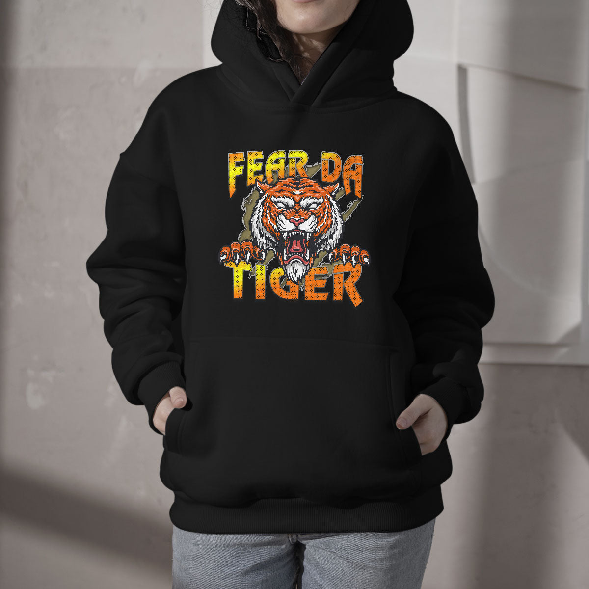 Fear Da Tiger King Of Da Jungle Sundey Fundey 513 Hoodie - Wonder Print Shop