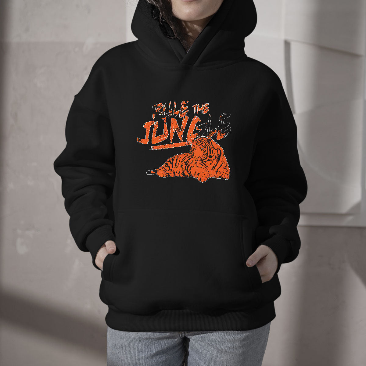 Rule The Jungle Fear Da Tiger King Of The North Sundey Hoodie - Wonder Print Shop
