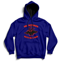 Mothman Cryptid Cryptozoology American Flag 1 Hoodie - Wonder Print Shop