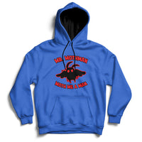 Mothman Cryptid Cryptozoology American Flag 1 Hoodie - Wonder Print Shop